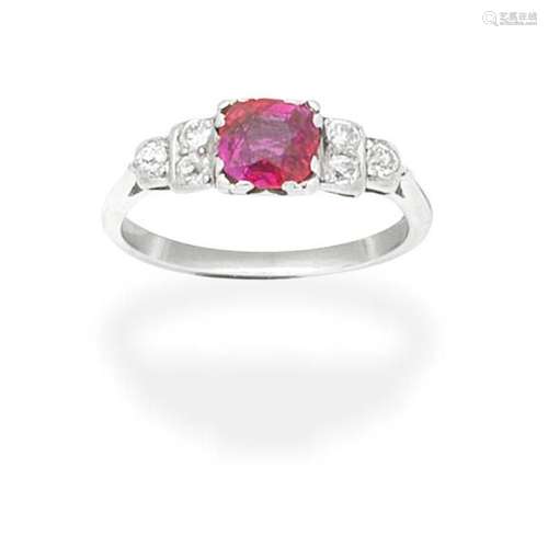 RUBY AND DIAMOND RING