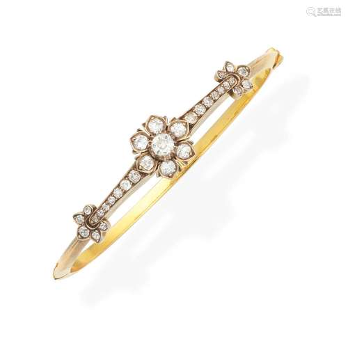 DIAMOND-SET BANGLE,