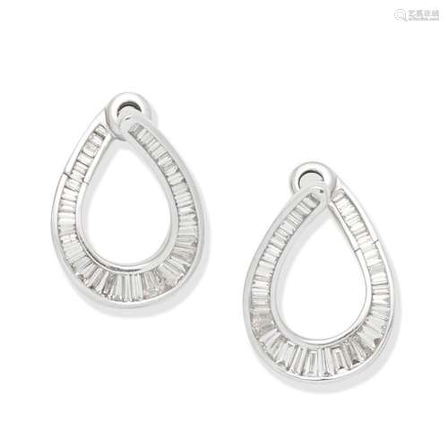 DIAMOND-SET EARRINGS