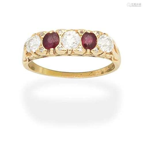 RUBY AND DIAMOND RING