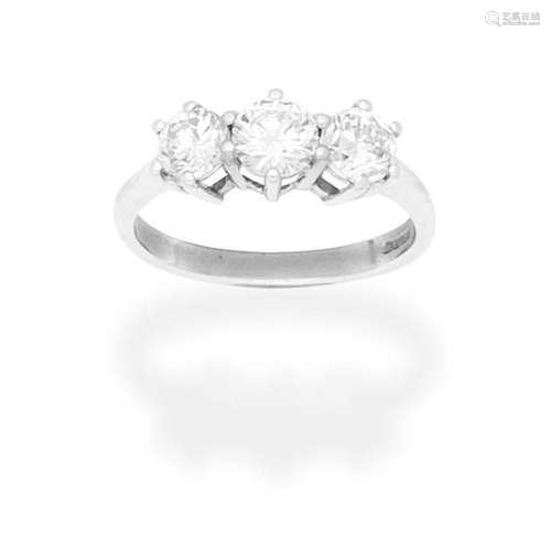 DIAMOND THREE-STONE RING