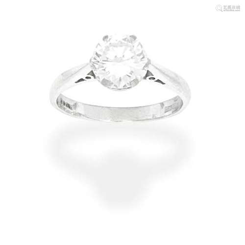 DIAMOND SINGLE STONE RING,