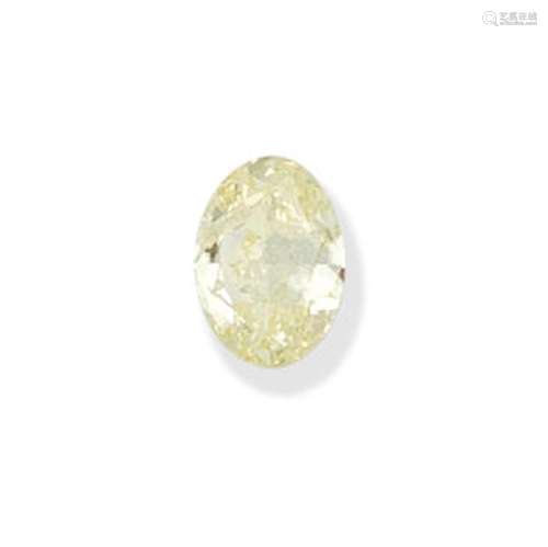 【†】UNMOUNTED FANCY-COLOURED DIAMOND