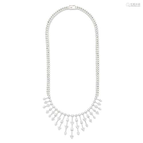 DIAMOND FRINGE NECKLACE