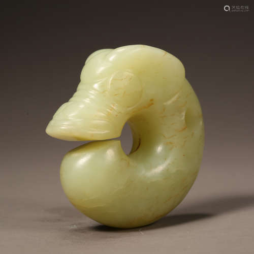 HONGSHAN CULTURE JADE PIG DRAGON