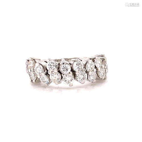 Art Deco Platinum Diamond Ring 