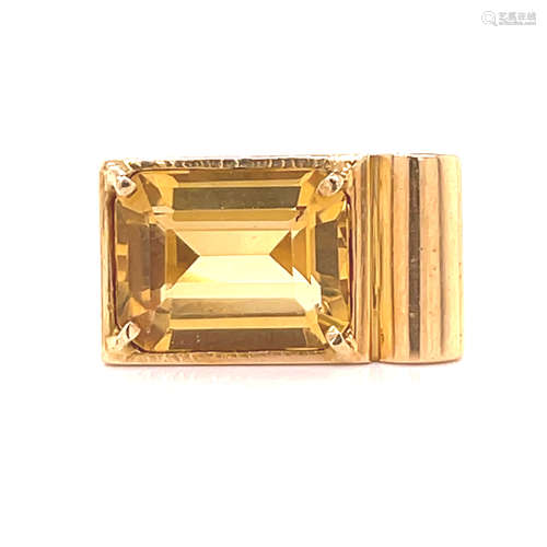 Retro 18k Chevalier Ring 