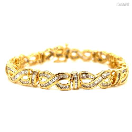 14k Diamond Bracelet