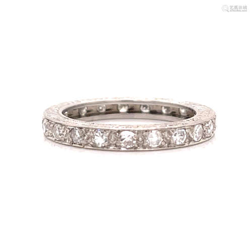 Platinum Diamond Eternity Band 