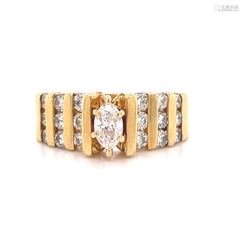 18k Diamond Ring 