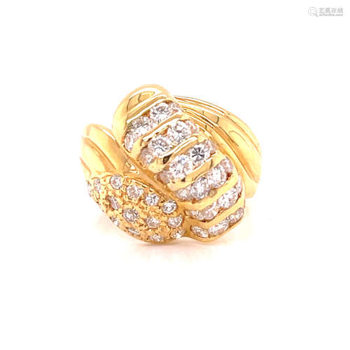 14k Diamond Pinky Ring 