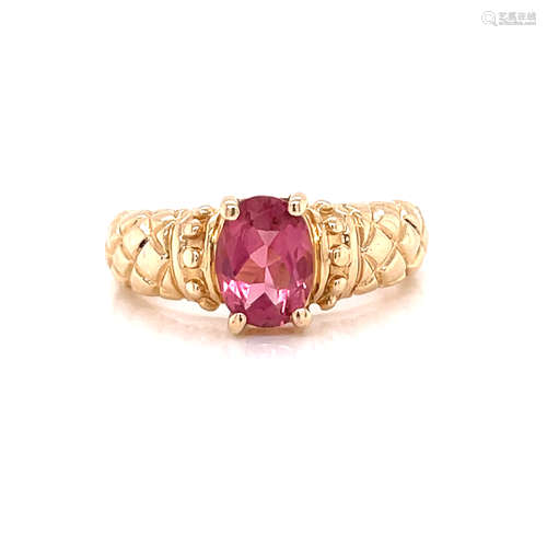 14k Tourmaline Ring