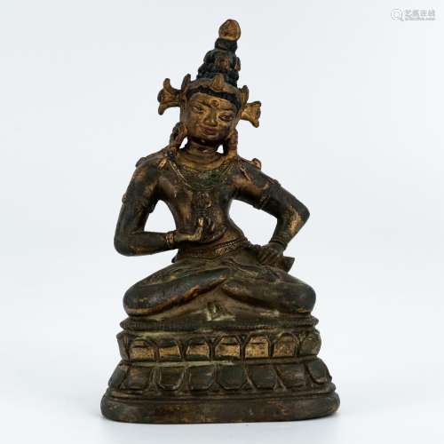 13-14世纪 西藏金刚萨埵坐像