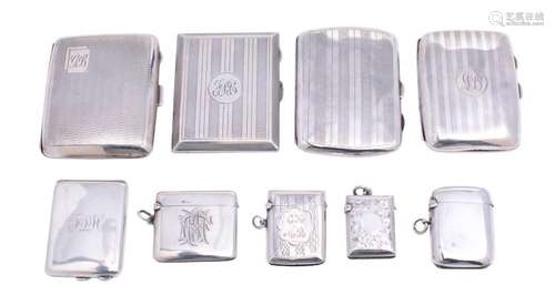 A mixed lot of silver, various makers and dates: includes; f...