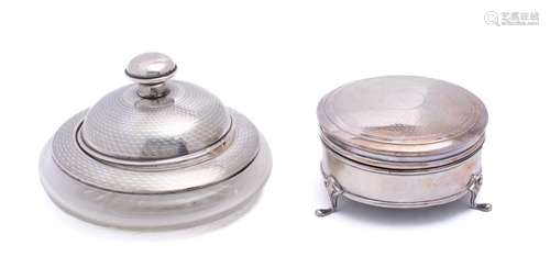 A George V silver trinket box, maker Mappin & Webb, Birm...