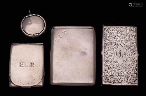 A mixed lot of silver wares, various makers and dates: inclu...