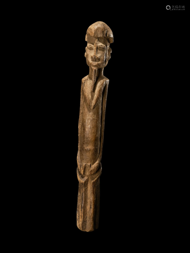 A Dogon Wood Standing Figure Height 15 inches (38 cm).
