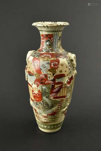 Satsuma-Balustervase