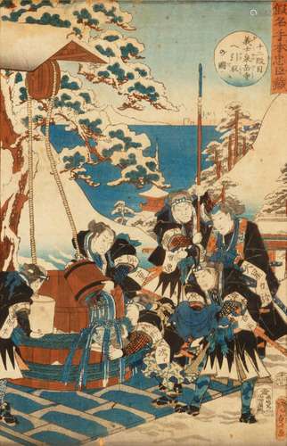 Farbholzschnitt von Utagawa Kunisada