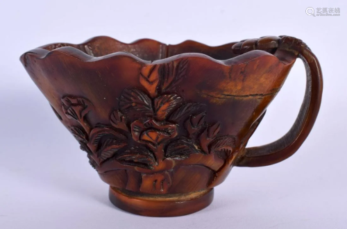 A FINE AND RARE LARGE 19TH CENTURY CHINESE CARVED WOOD CENSE...