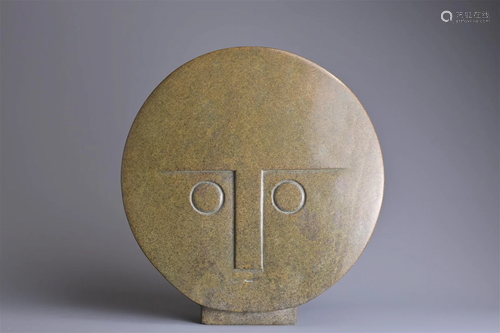 HENRY MUNYARADZI (SHONA, ZIMBABWE B.1931-1998) STONE SCULPTU...