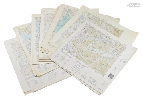 US DEPARTMENT OF DEFENSE ARMY MAP SERVICE. KOREAN WAR MAPS (...