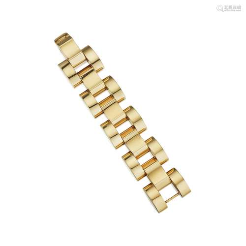 CARTIER A GOLD BRACELET, CIRCA 1940