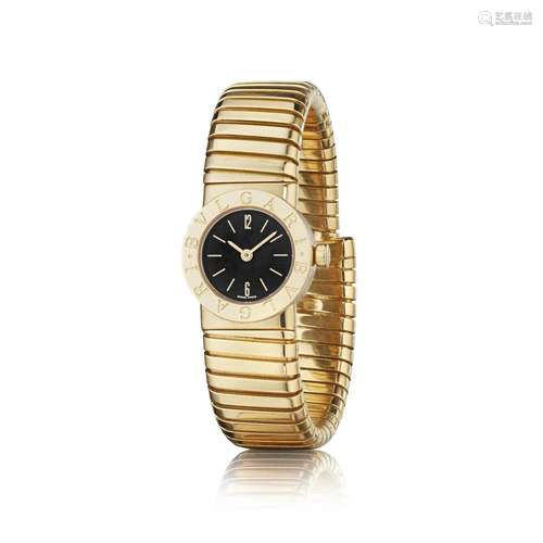 BULGARI A GOLD 'TUBOGAS' WRISTWATCH, Italy