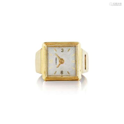 CARTIER A WATCH RING, FRANCE, CIRCA 1940