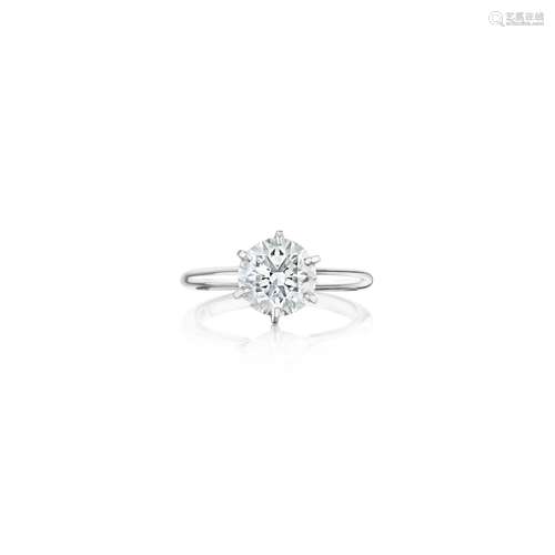 A DIAMOND SOLITAIRE RING