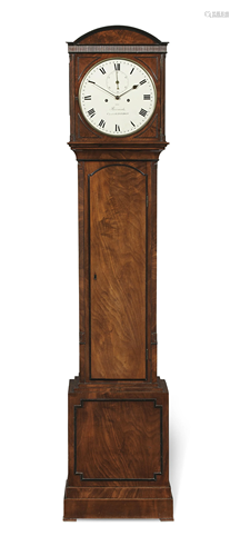 A good early 19th century mahogany longcase clock of small s...