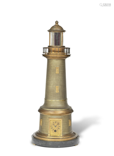 A good and rare late 19th century French automata lighthouse...