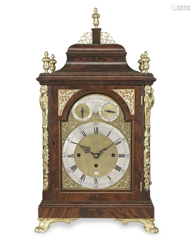 An impressive mid 18th century gilt-brass mounted mahogany q...