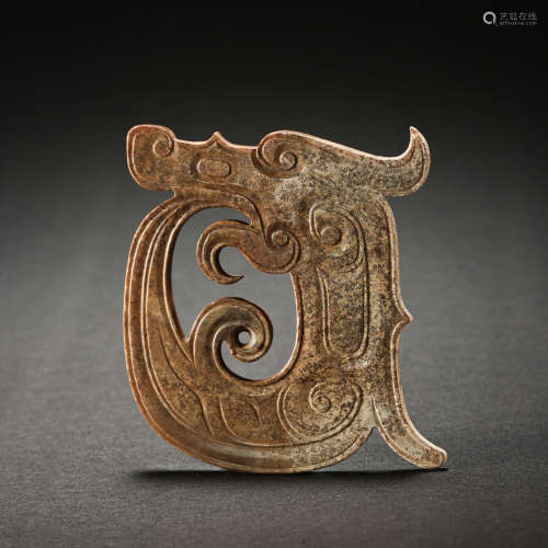 CHINA'S WAR OR HAN DYNASTY HETIAN JADE DRAGON