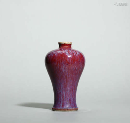 18世纪 窑变釉梅瓶
