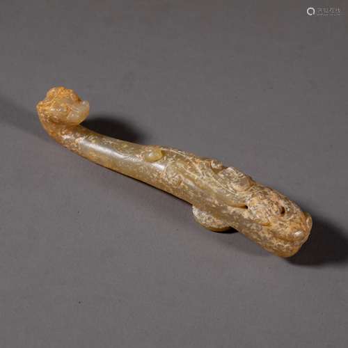 China Han Dynasty Hetian jade belt hook