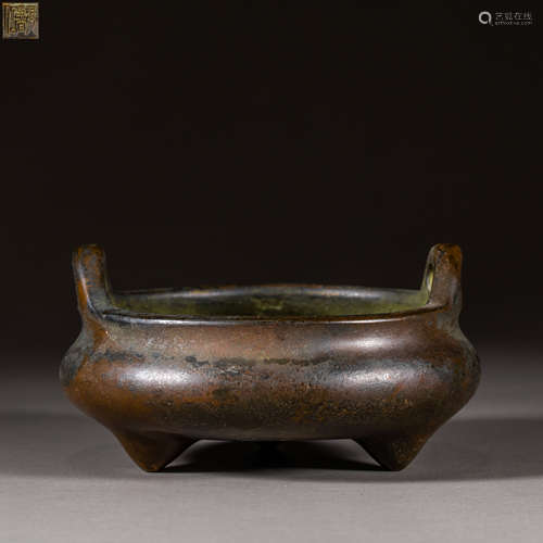 China Ming Dynasty bronze incense burner