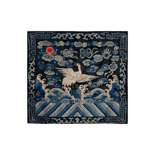 China Qing Dynasty Kesi Official Pulu Fabric