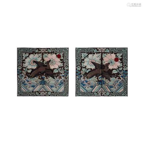 China Qing Dynasty Kesi Official Pulu Fabric