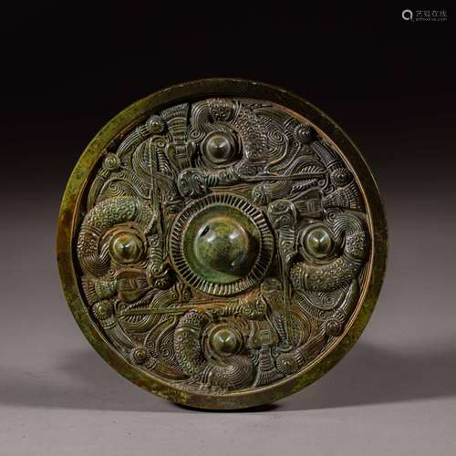 China Han Dynasty bronze mirror