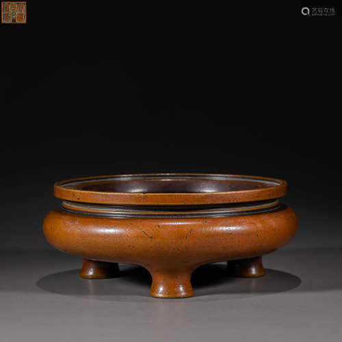 China Ming Dynasty bronze incense burner