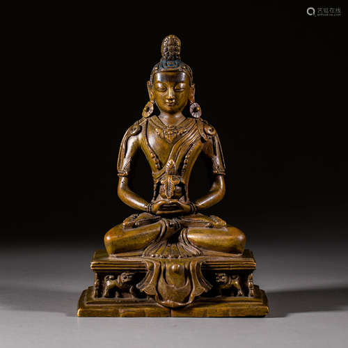 China Ming Dynasty Bronze Buddha statue