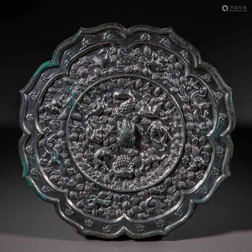 China Tang Dynasty bronze mirror