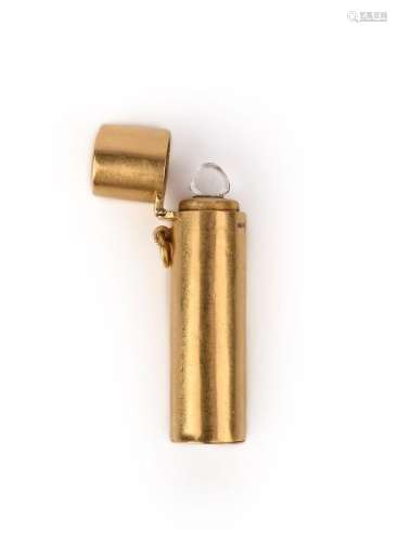 Un flacon de parfum en or, début du 20e siècle, de conceptio...