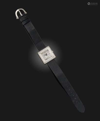 Une montre-bracelet pour dame sertie de diamants, David Morr...