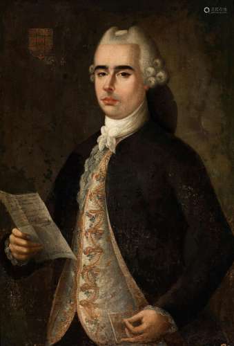 Spanish school; circa 1770. "Portrait of a gentleman&qu...