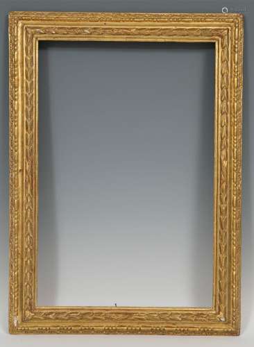 Late 18th century Spanish frame. Carved and gilded wood. It ...