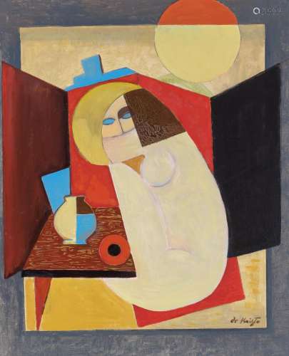 Bela De Kristo Hungarian, 1920-2006 Untitled Figure