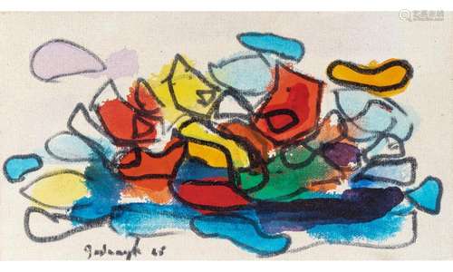 Robert Goodnough American, 1917-2010 Abstract Boat I, 1965