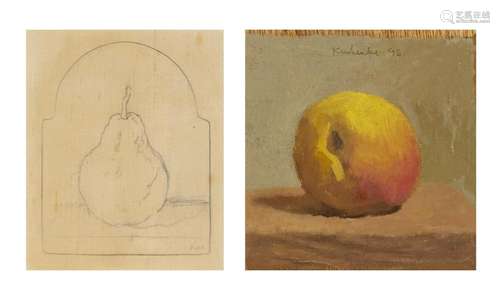 Robert Kulicke American, 1924-2007 (i) Single Peach on a Lig...